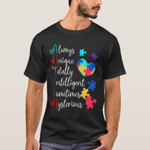 Camiseta Sensibilización Sobre El Autismo Colorido De Rd Pa