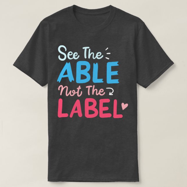 Camiseta Sensibilización sobre el autismo Educación especia (Diseño del anverso)