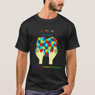 Camiseta Sensibilización sobre el autismo Educar a los defe