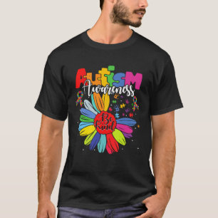 Camiseta Sensibilización sobre el autismo girasol Elija la