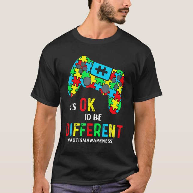 Camiseta Sensibilización sobre el autismo Hombres Niños Niñ (Anverso)