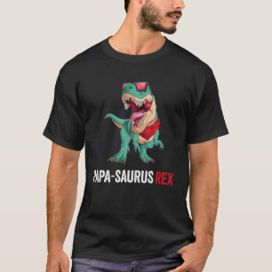 Camiseta Sensibilización sobre el autismo papasauro rex Org