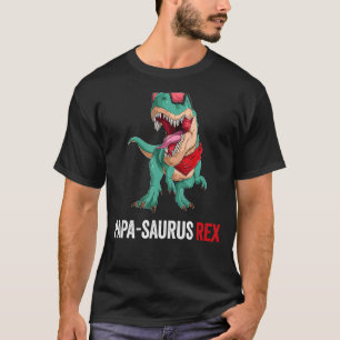 Camiseta Sensibilización sobre el autismo papasauro rex Org