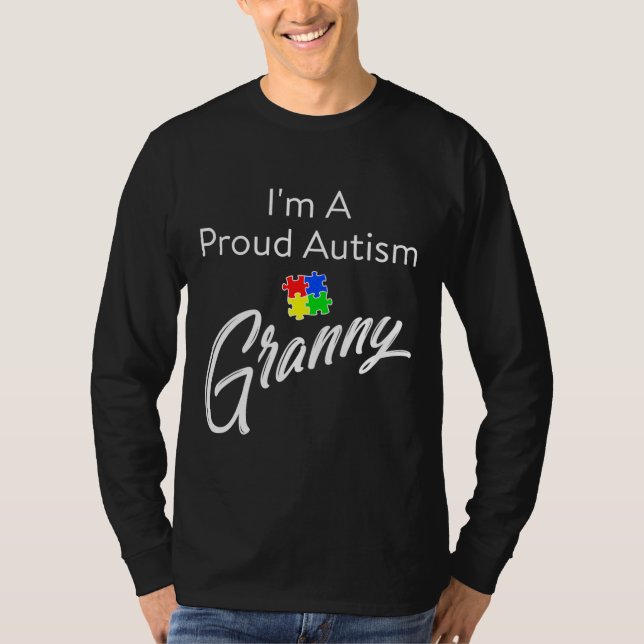 Camiseta Sensibilización sobre el autismo Soy Una Orgullosa (Anverso)