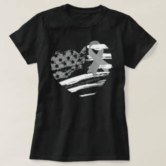 Camiseta Sensibilización sobre el cáncer de cerebro en el c