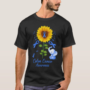 Camiseta Sensibilización sobre el cáncer de colon de cinta 