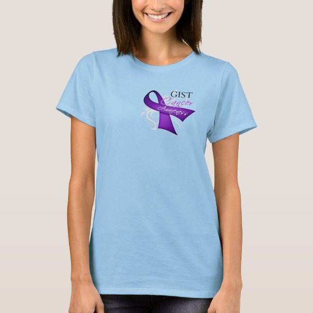 Camiseta Sensibilización sobre el cáncer de GIST de Cinta d (Anverso)