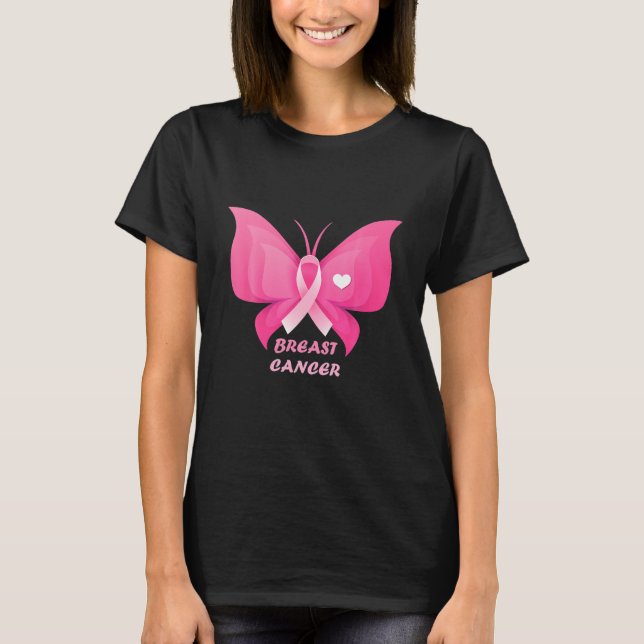 Camiseta Sensibilización sobre el cáncer de mama Cinta mari (Anverso)