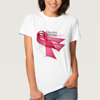Camiseta Sensibilización sobre el cáncer de mama en cinta d