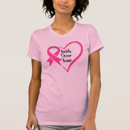 Camiseta Sensibilización sobre el cáncer de mama en cinta r