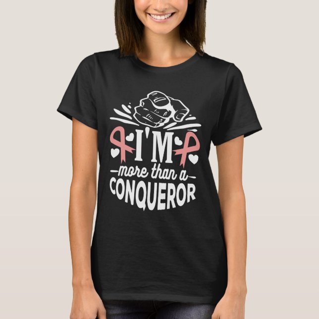 CAMISETA SENSIBILIZACIÓN SOBRE EL CÁNCER DE MAMA - ERES MÁS (Anverso)