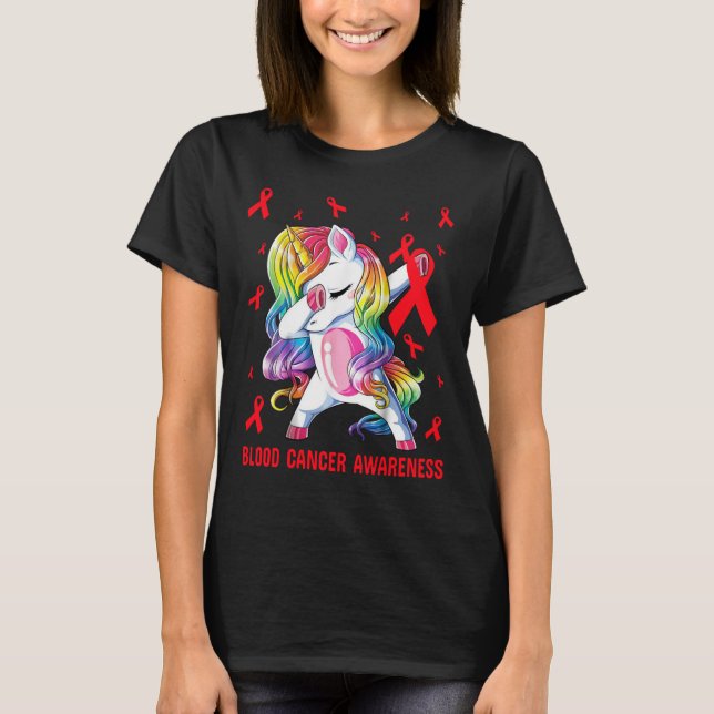 Camiseta Sensibilización sobre el cáncer de sangre (Anverso)