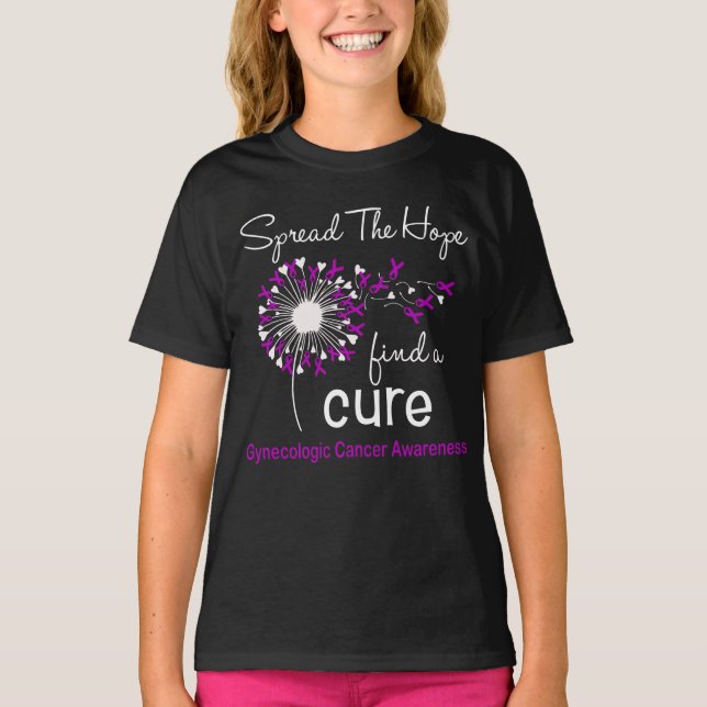 Camiseta Sensibilización sobre el cáncer ginecológico de Da (Anverso)