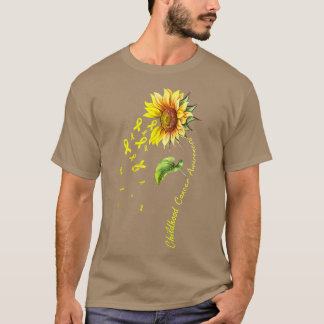Camiseta Sensibilización sobre el cáncer infantil Girasol92