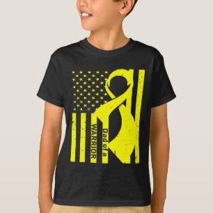 Camiseta Sensibilización sobre el cáncer infantil papá de u