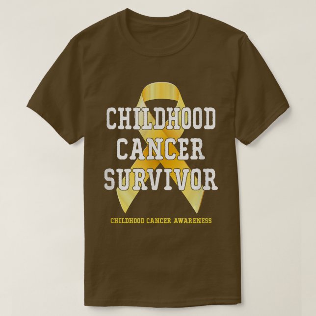 Camiseta Sensibilización sobre el cáncer infantil Supervivi (Diseño del anverso)