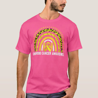 Camiseta Sensibilización sobre el cáncer infantil Tee Rib d