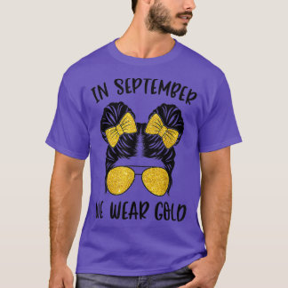 Camiseta Sensibilización sobre el cáncer infantilEn Septiem