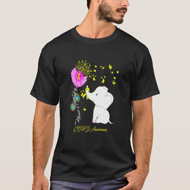 Camiseta Sensibilización sobre el copo elefante - Cinta cop (Anverso)