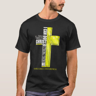 Camiseta Sensibilización sobre el sarcoma Cinta de la Cruz 