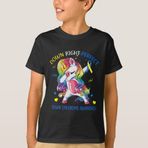 Camiseta Sensibilización sobre el síndrome de Down a la der