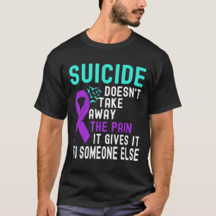 Camiseta Sensibilización sobre el suicidio Prevención del s