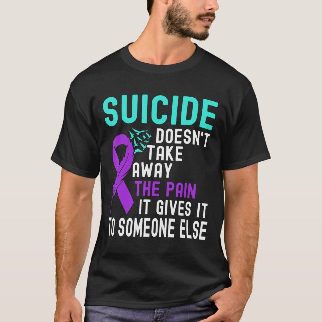Camiseta Sensibilización sobre el suicidio Prevención del s (Anverso)