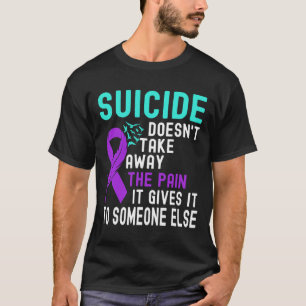 Camiseta Sensibilización sobre el suicidio Prevención del s