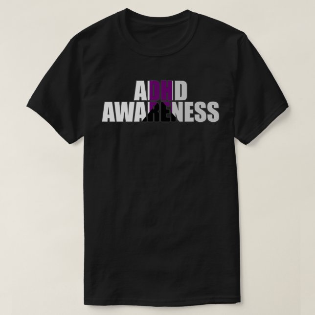 Camiseta Sensibilización sobre el TDAH Demisexual (Diseño del anverso)