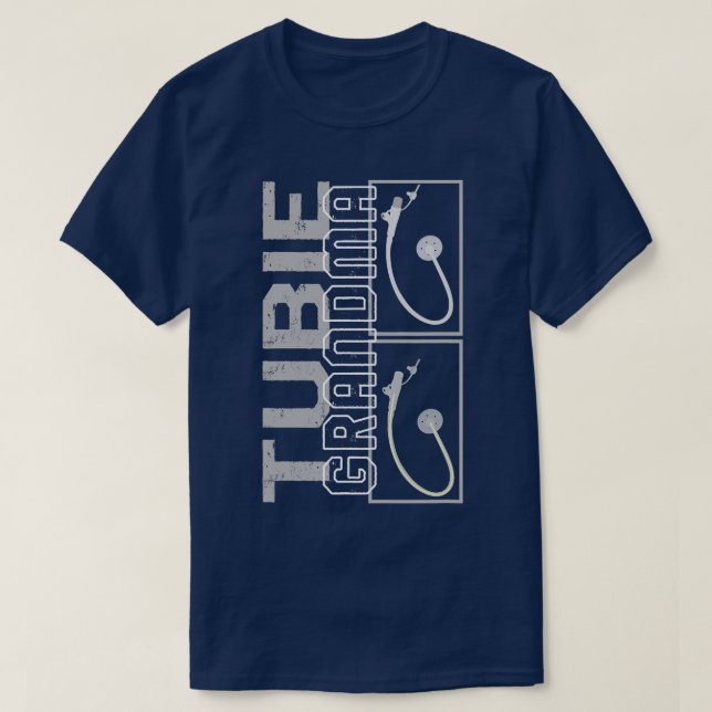 Camiseta Sensibilización sobre el tubo de alimentación Abue (Diseño del anverso)