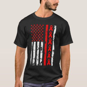 Camiseta Sensibilización sobre enfermedades cardíacas Bande
