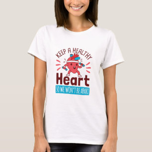 Camiseta Sensibilización sobre enfermedades cardíacas Mante