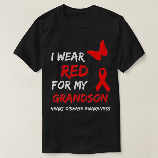 Camiseta Sensibilización sobre enfermedades cardíacas que u (Diseño del anverso)