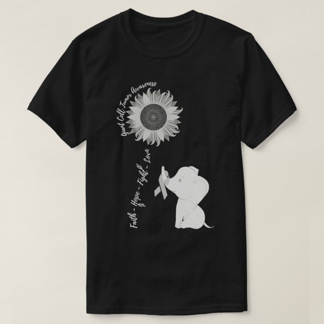 Camiseta Sensibilización sobre Glioma Cáncer cerebral Relac (Diseño del anverso)