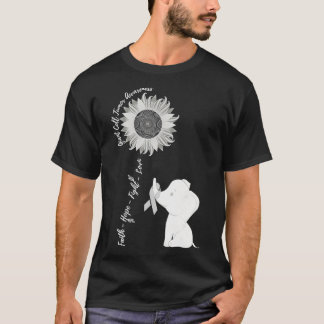 Camiseta Sensibilización sobre Glioma Cáncer cerebral Relac