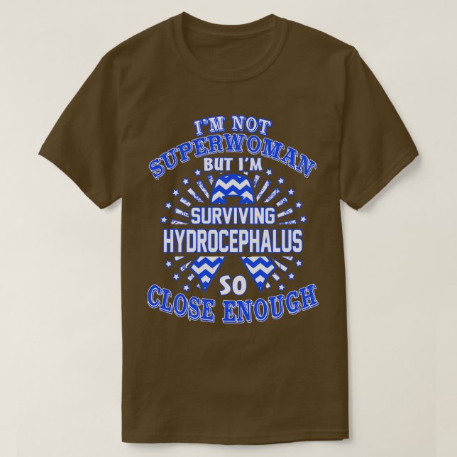Camiseta Sensibilización Sobre Hidrocefalia No Soy Supermuj (Diseño del anverso)