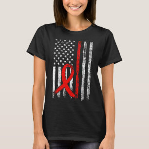 Camiseta Sensibilización sobre la cinta roja angustia a la 