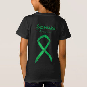 Camiseta Sensibilización sobre la depresión Cinta Arte Pers