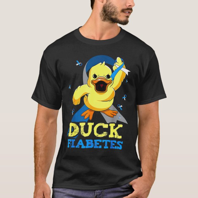 Camiseta Sensibilización sobre la diabetes Fiabetes para ho (Anverso)