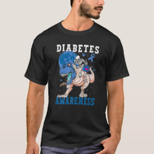 Camiseta Sensibilización sobre la diabetes Niños azules niñ