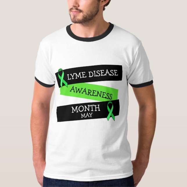 Camiseta Sensibilización sobre la enfermedad de Lyme Mes de (Anverso)