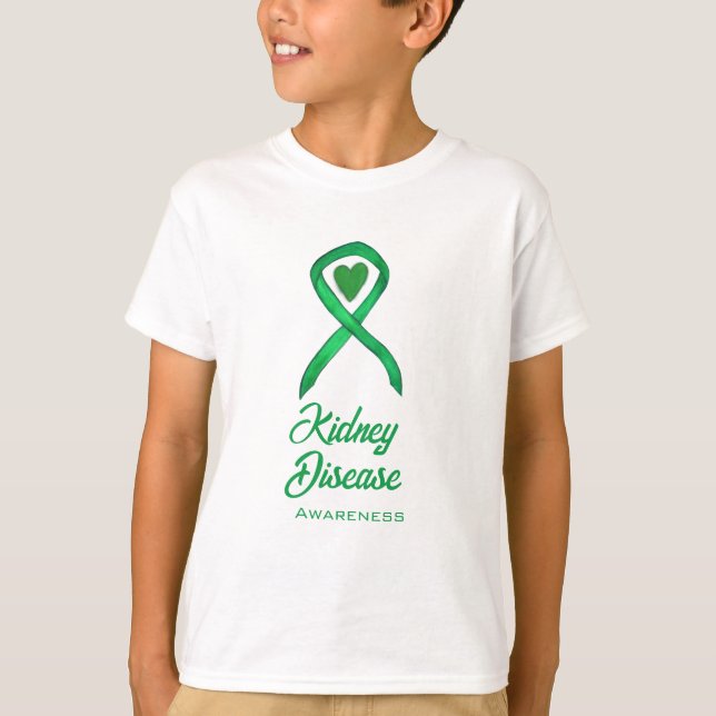 Camiseta Sensibilización sobre la enfermedad renal Cinta Ca (Anverso)