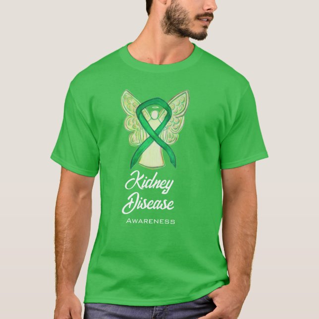 Camiseta Sensibilización sobre la enfermedad renal Cinta de (Anverso)