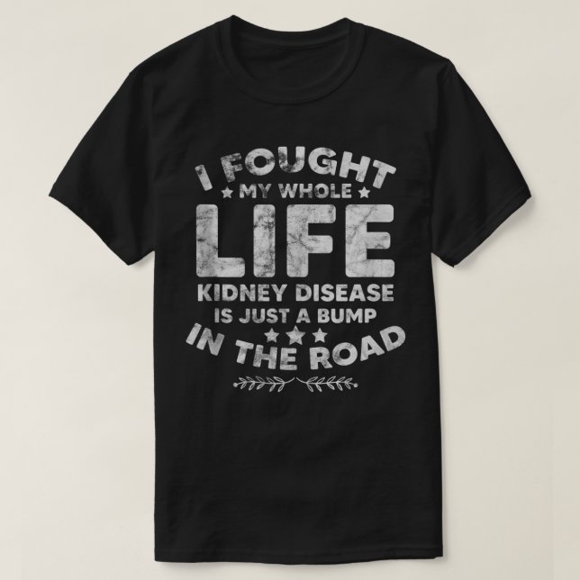 Camiseta Sensibilización sobre la enfermedad renal crónica  (Diseño del anverso)