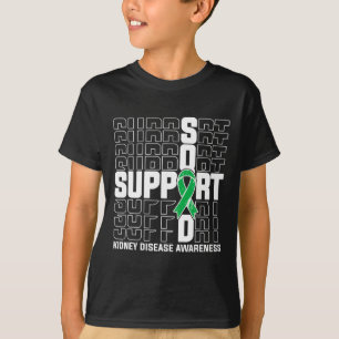 Camiseta Sensibilización sobre la enfermedad renal en escua