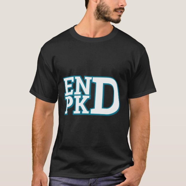 Camiseta Sensibilización sobre la enfermedad renal Fin de l (Anverso)