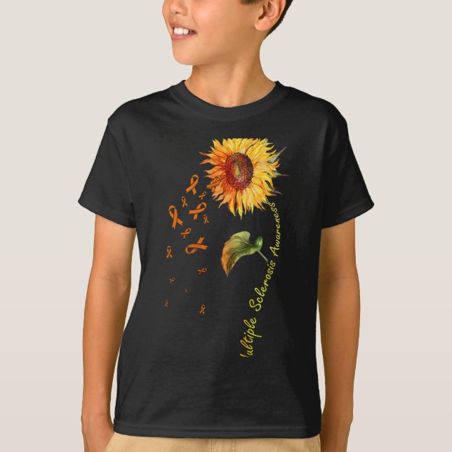 Camiseta Sensibilización sobre la esclerosis Girasol Sensib (Anverso)