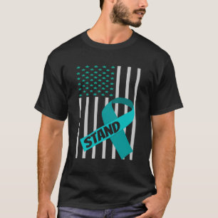 Camiseta Sensibilización sobre la escoliosis verde de la ba