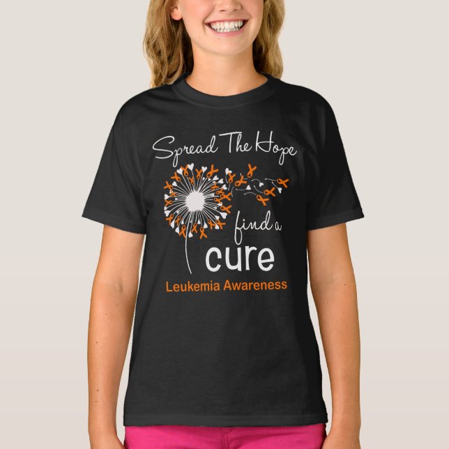 Camiseta Sensibilización sobre la leucemia en Dandelion (Anverso)