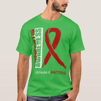 Camiseta Sensibilización Sobre La Meningitis Porque Su Impo